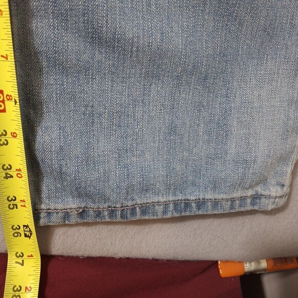 Rocawear Jeans Mens 40x36 Blue Classic Fit Hip Hop Denim Regular Whiskered - Picture 5 of 11